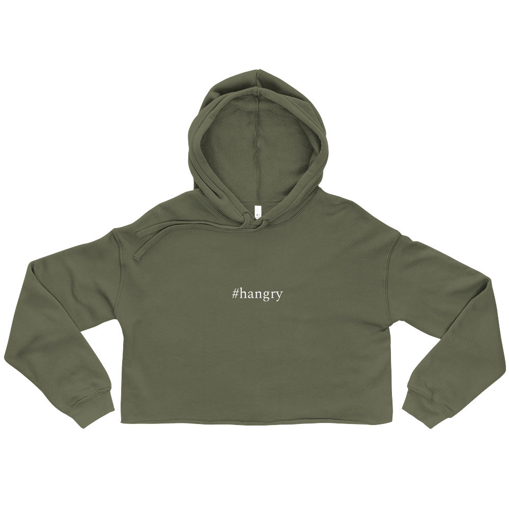 #Hangry Cropped Hoodie