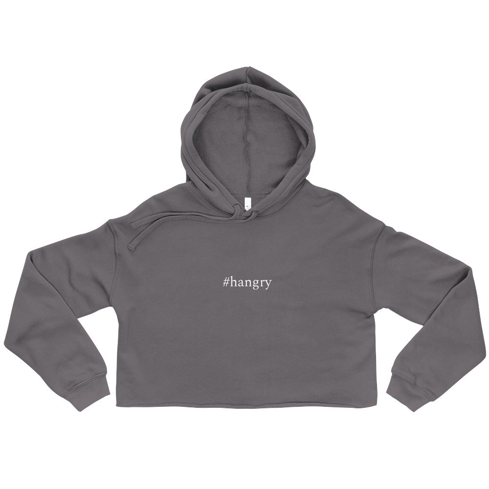 #Hangry Cropped Hoodie